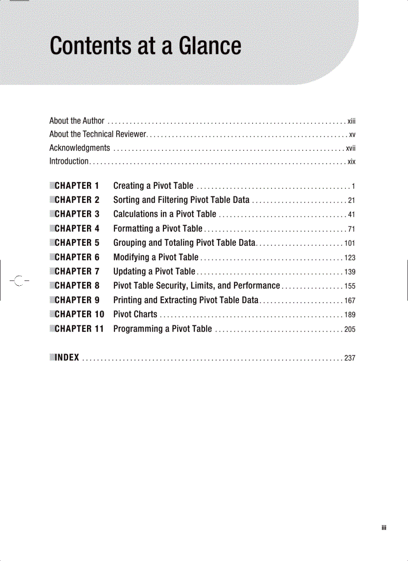 image for page Excel 2007 PivotTables Recipes A Problem Solution Approach