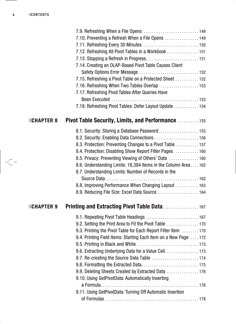image for page Excel 2007 PivotTables Recipes A Problem Solution Approach