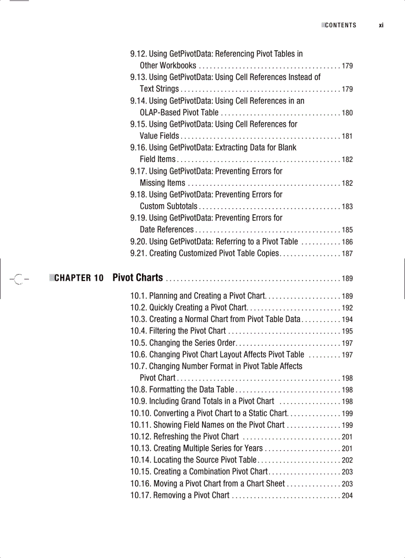 image for page Excel 2007 PivotTables Recipes A Problem Solution Approach