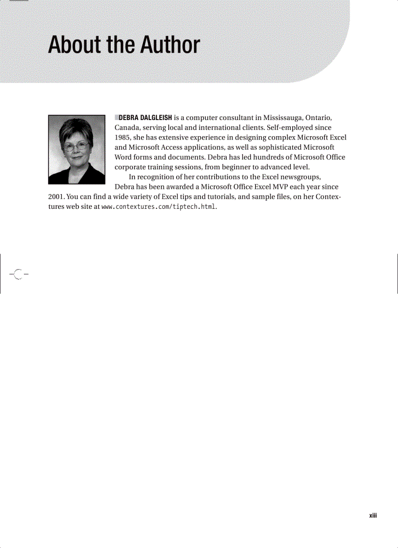 image for page Excel 2007 PivotTables Recipes A Problem Solution Approach