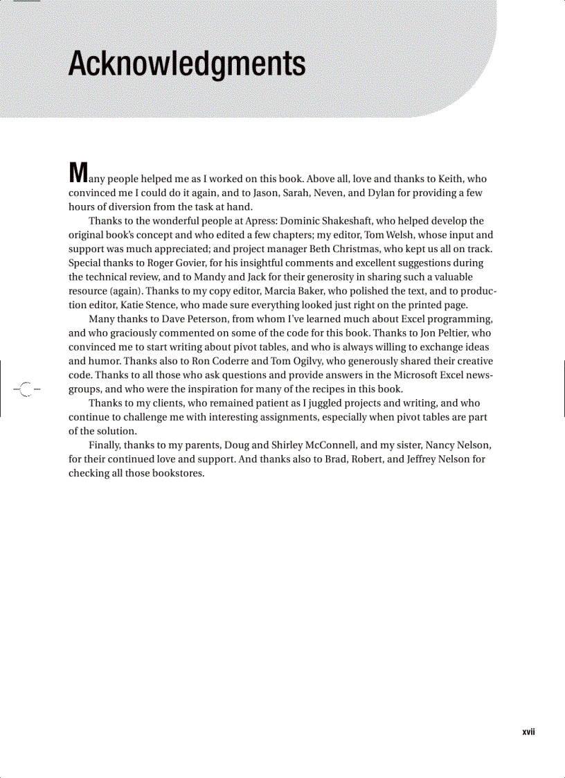 image for page Excel 2007 PivotTables Recipes A Problem Solution Approach