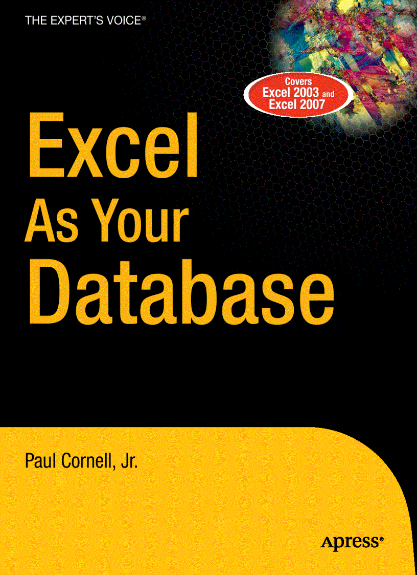 image for page Excel As Your Database