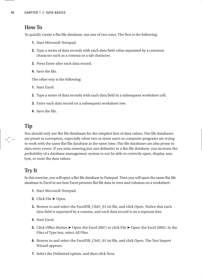 image for page Excel As Your Database