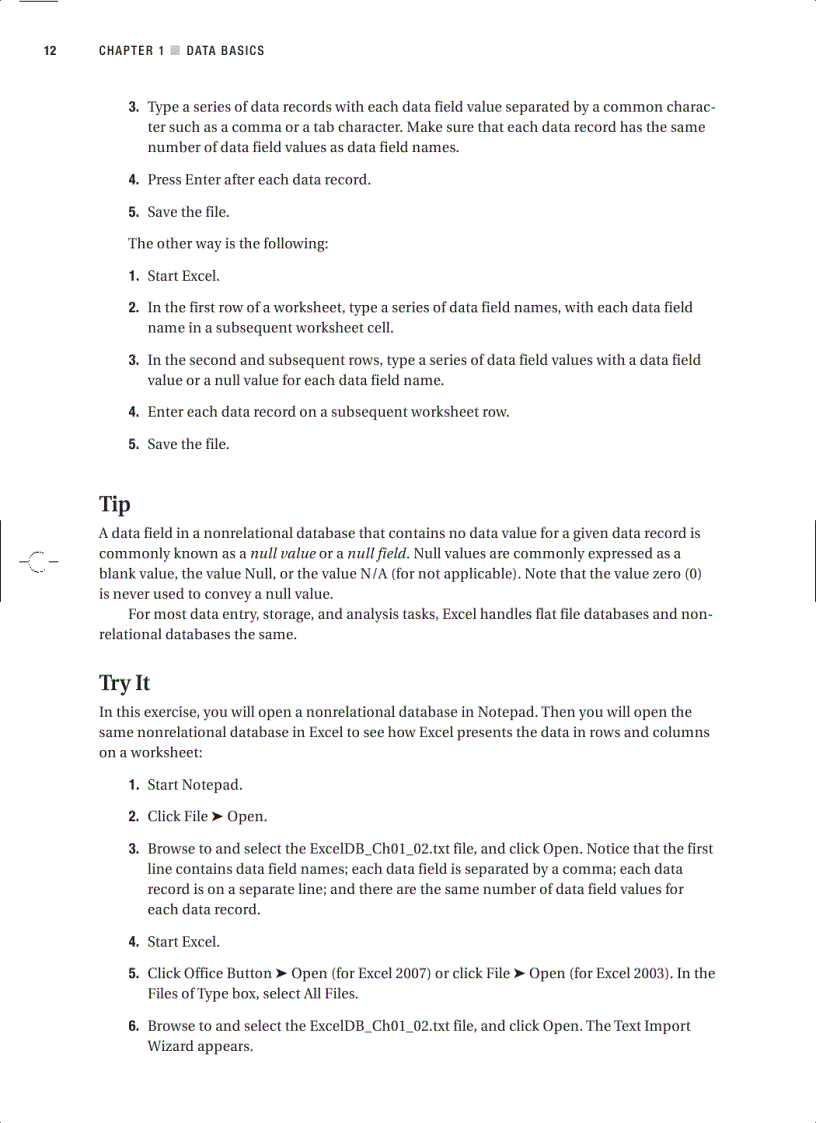 image for page Excel As Your Database