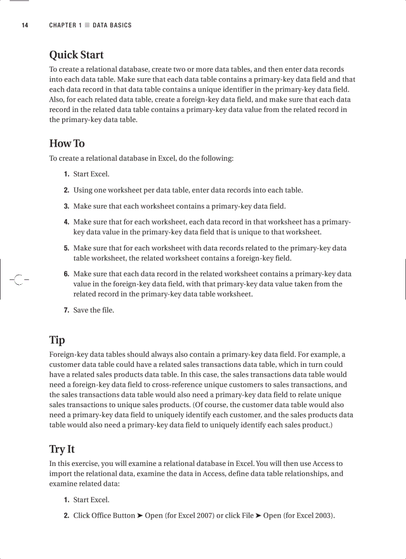 image for page Excel As Your Database