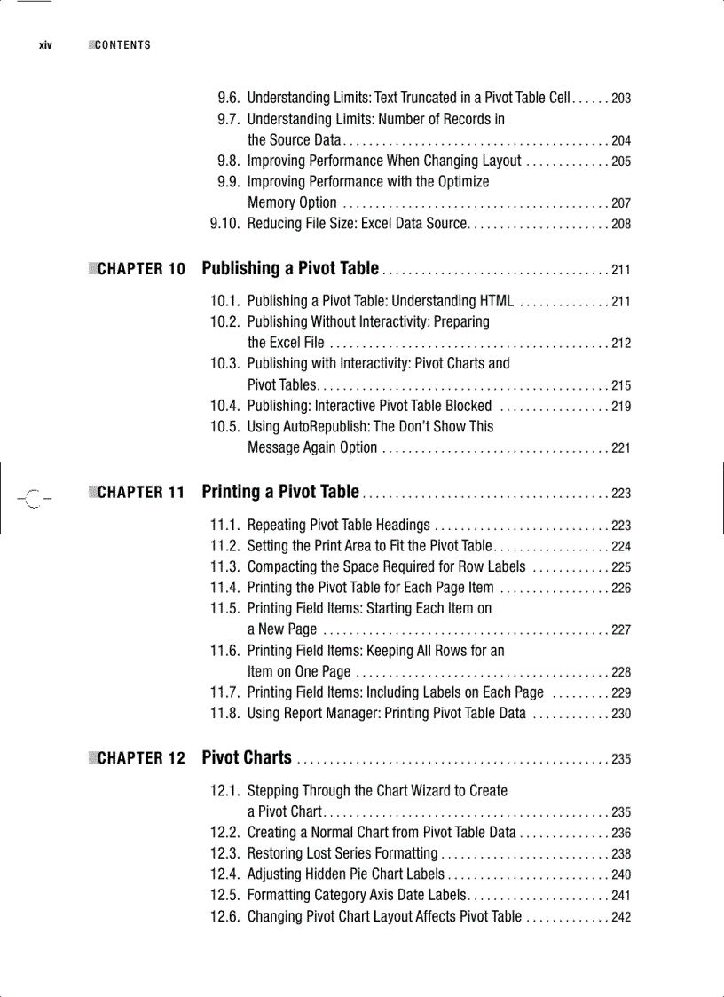 image for page Excel Pivot Tables Recipe Book A Problem Solution Approach
