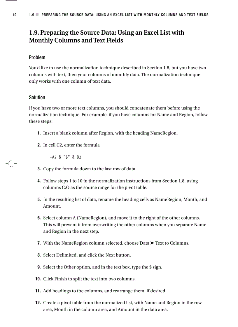 image for page Excel Pivot Tables Recipe Book A Problem Solution Approach