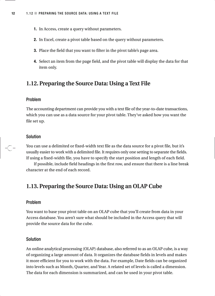 image for page Excel Pivot Tables Recipe Book A Problem Solution Approach