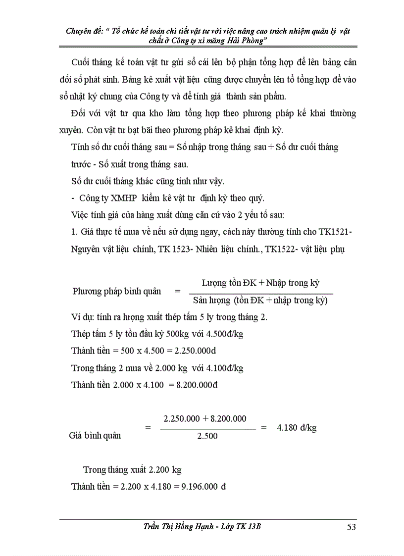 image for page Kế tóan chi tiết vật tư