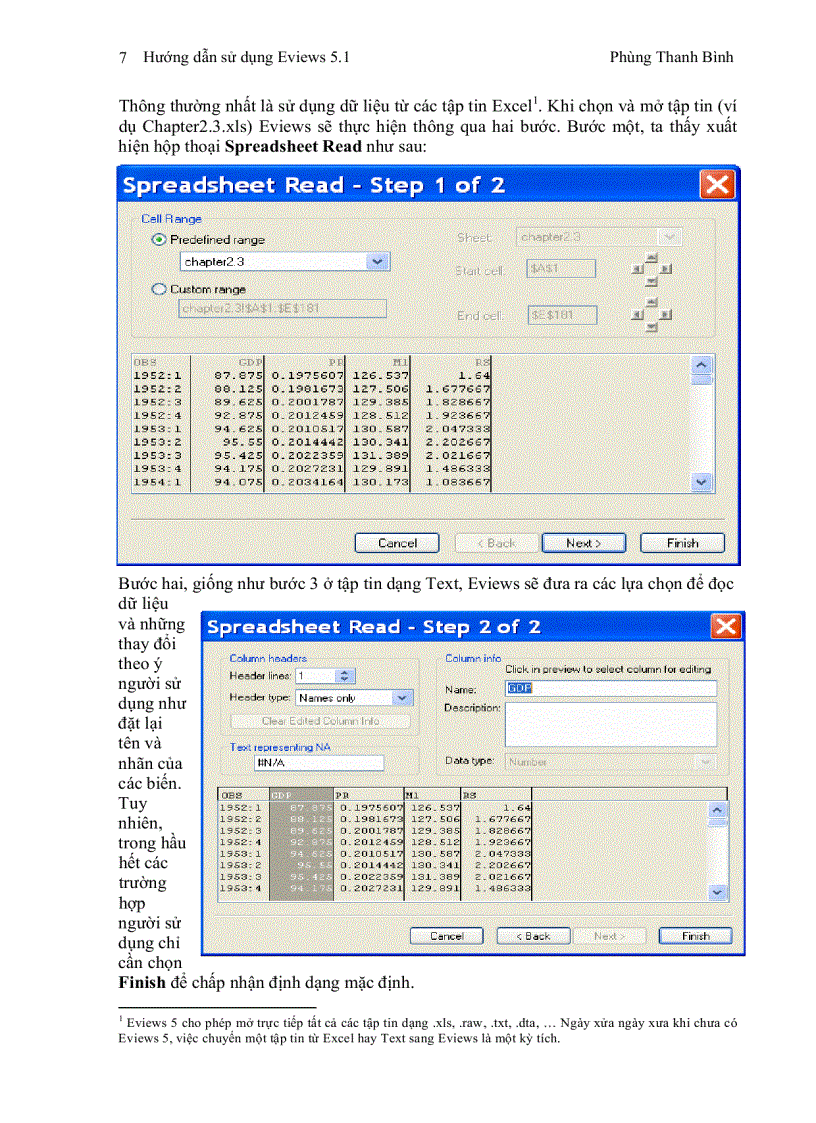 image for page Cách sử dụng Eviews thực hành trong kinh tế lượng sử dụng eviews trong kinh tế lượng 2