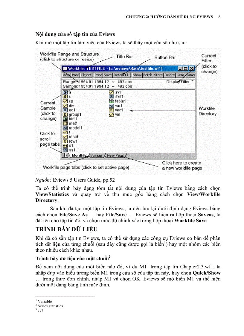 image for page Cách sử dụng Eviews thực hành trong kinh tế lượng sử dụng eviews trong kinh tế lượng 2