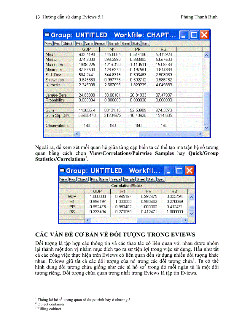 image for page Cách sử dụng Eviews thực hành trong kinh tế lượng sử dụng eviews trong kinh tế lượng 2