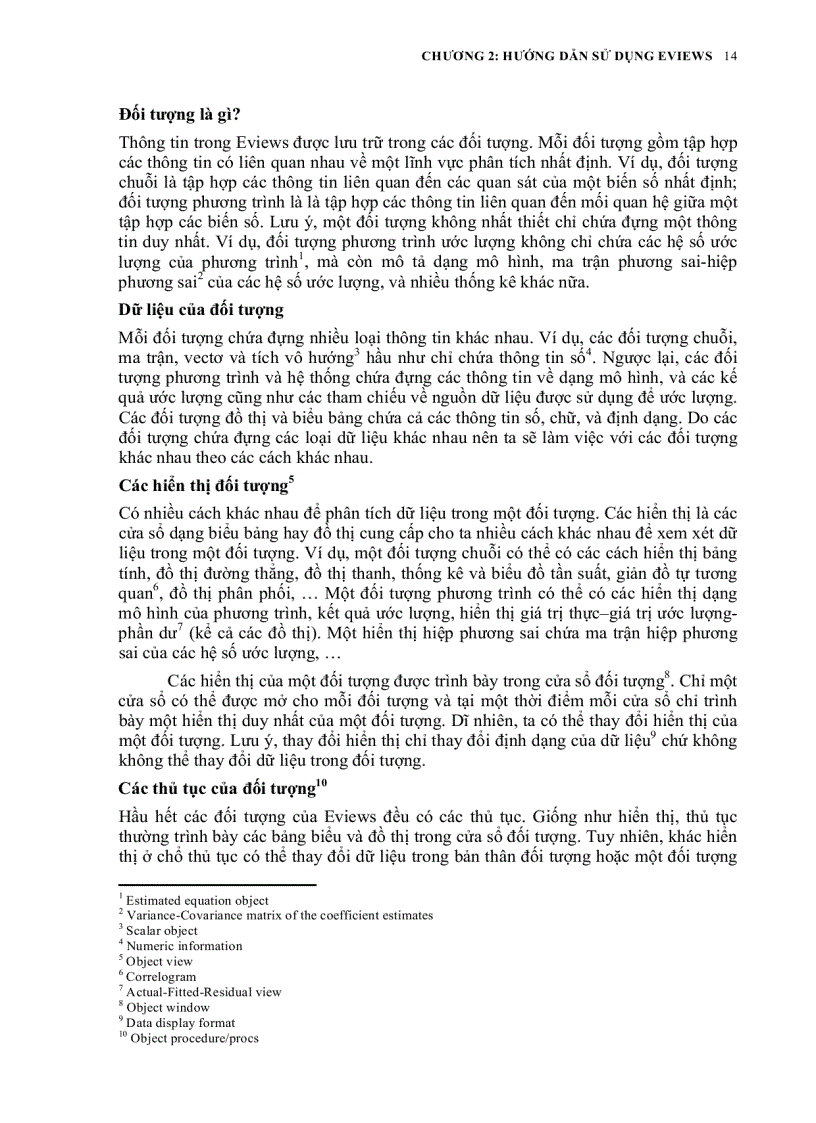 image for page Cách sử dụng Eviews thực hành trong kinh tế lượng sử dụng eviews trong kinh tế lượng 2