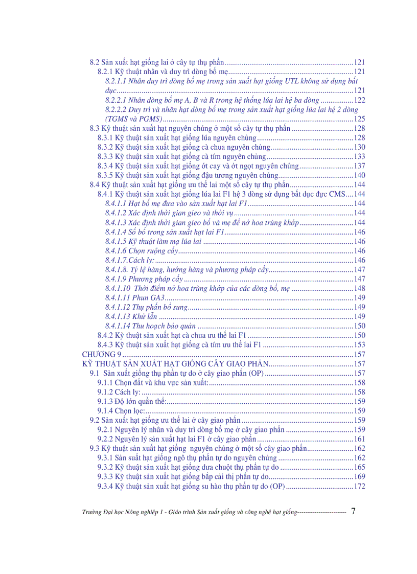 image for page Sản xuất giống và công nghệ hạt giống