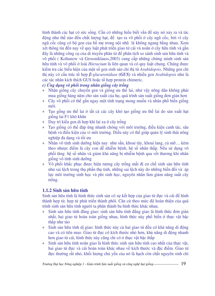 image for page Sản xuất giống và công nghệ hạt giống