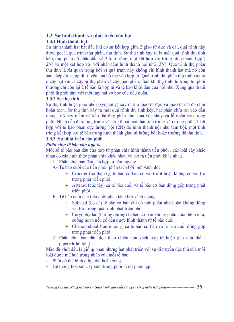 image for page Sản xuất giống và công nghệ hạt giống