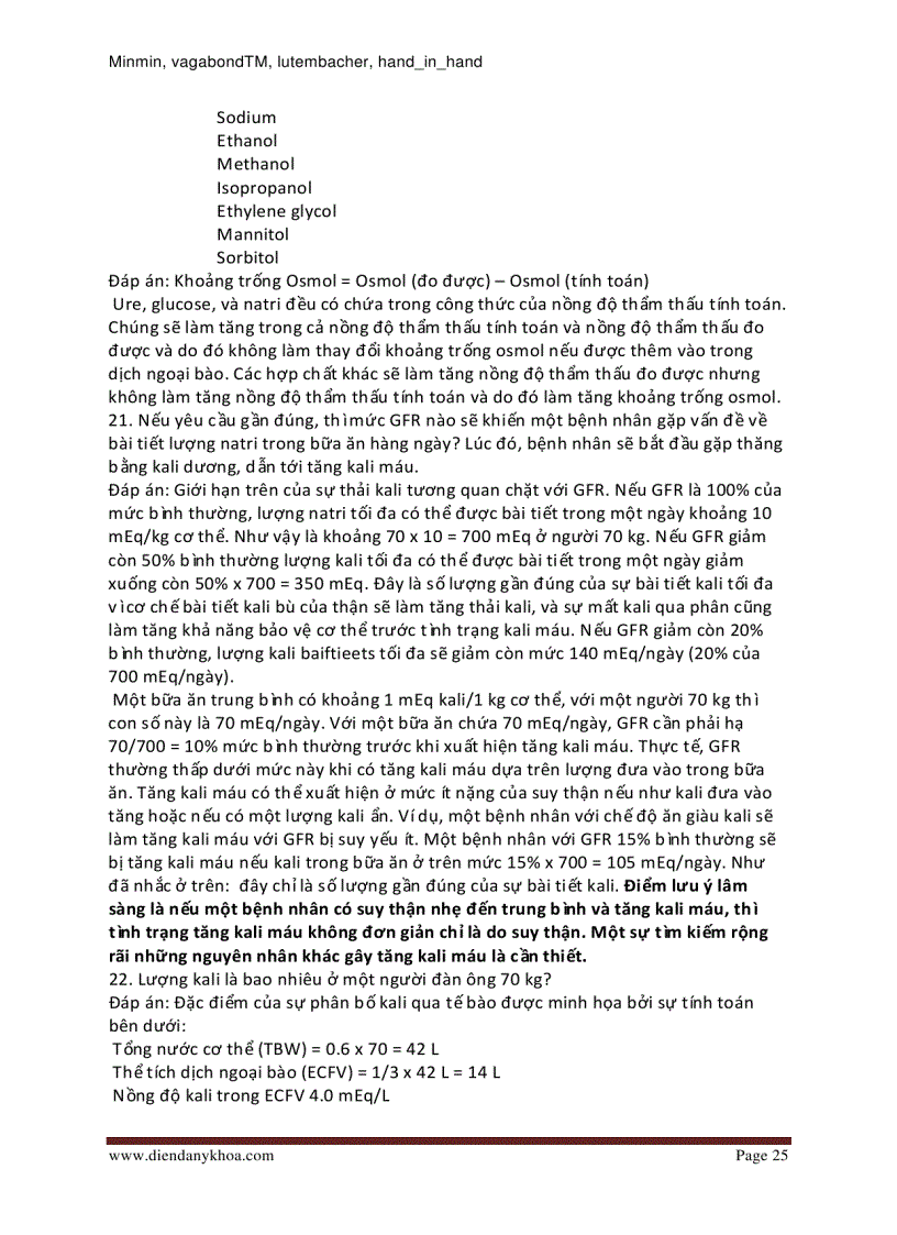 image for page Sách Dịch các vấn đề về acid base rối loạn điện giải và chuyển hoá