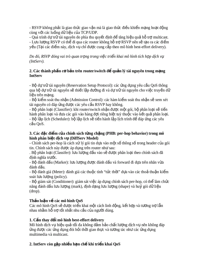 image for page Nhu cầu về qos và các mô hình qos