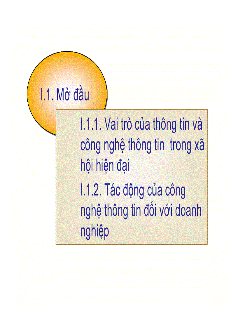 Tổng quan về hệ thống thông tin