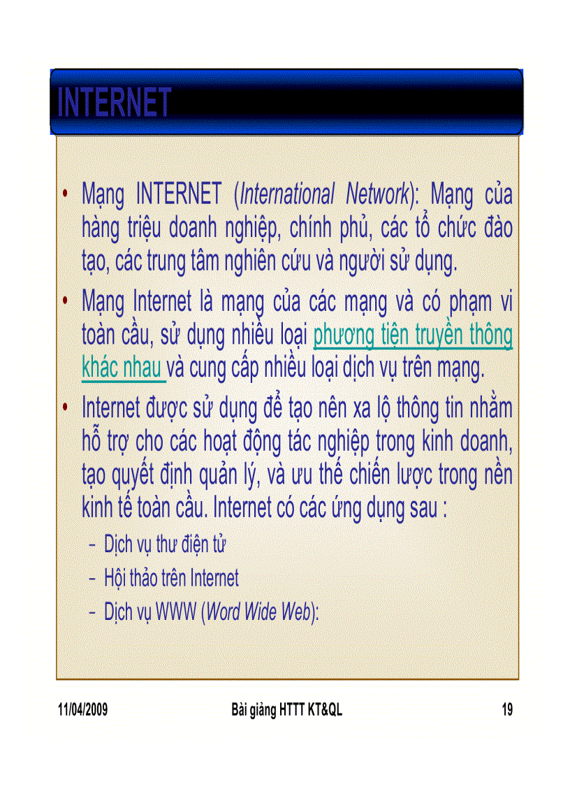image for page Mô hình hệ thống thông tin