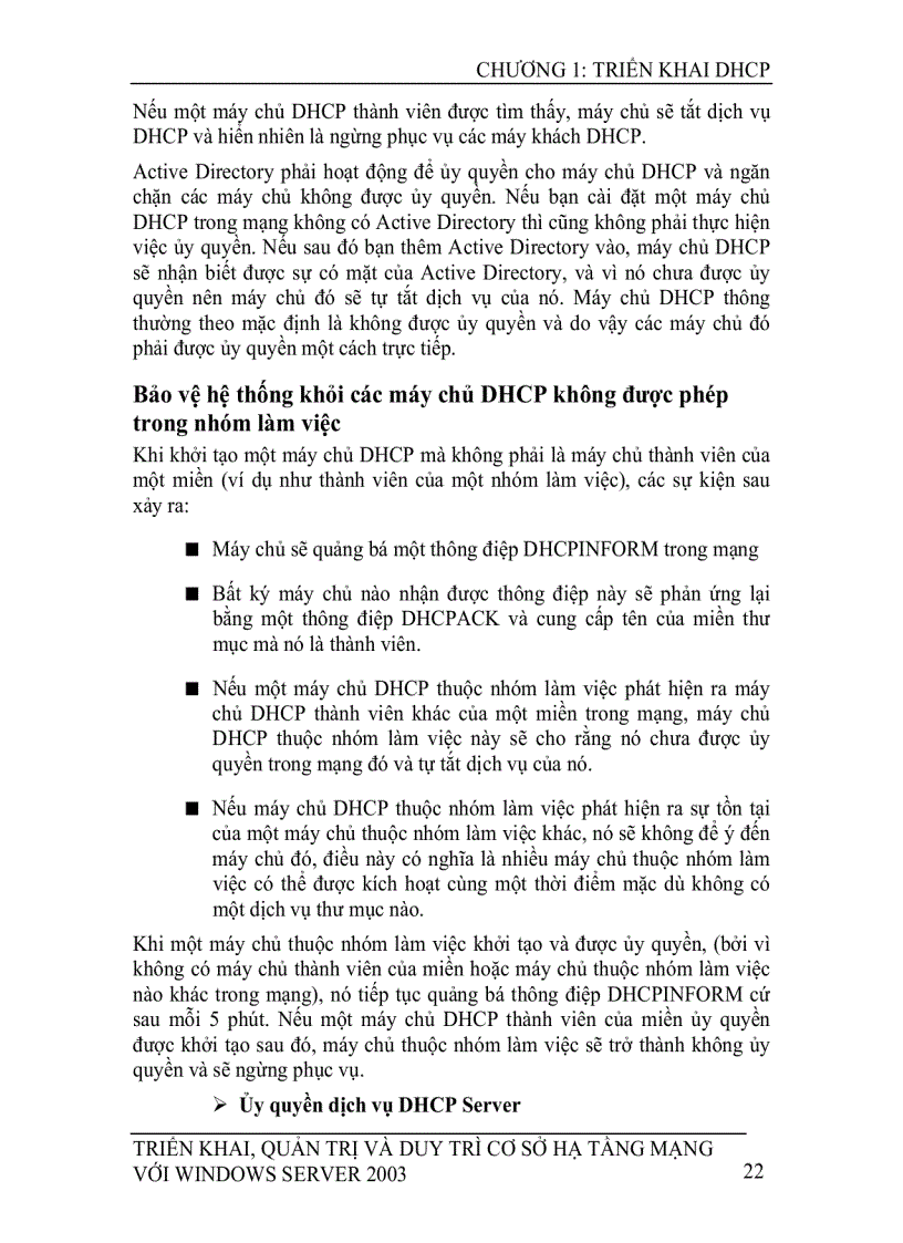 image for page Triển khai quản trị và duy trì cơ sở hạ tầng mạng với microsoft windows server 2003