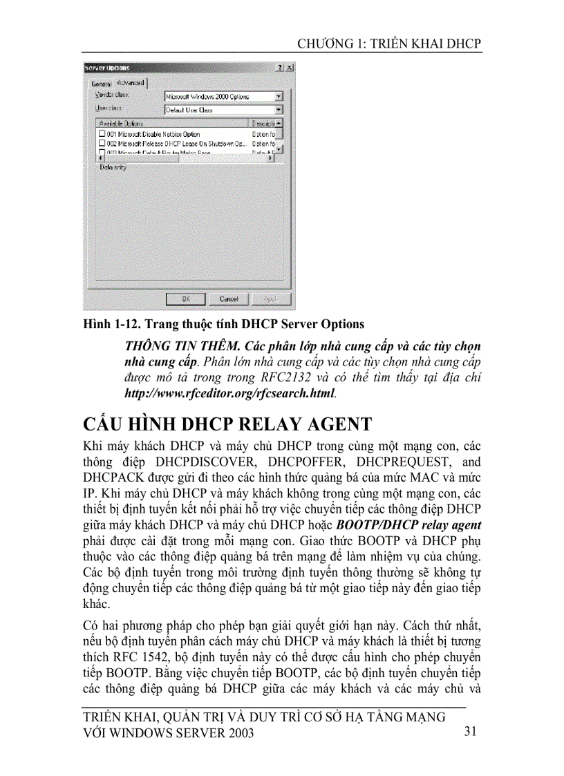 image for page Triển khai quản trị và duy trì cơ sở hạ tầng mạng với microsoft windows server 2003