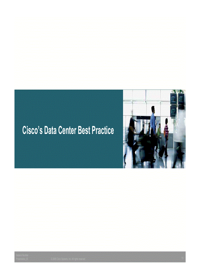 image for page Cisco IT Work Data Center Infrastructure