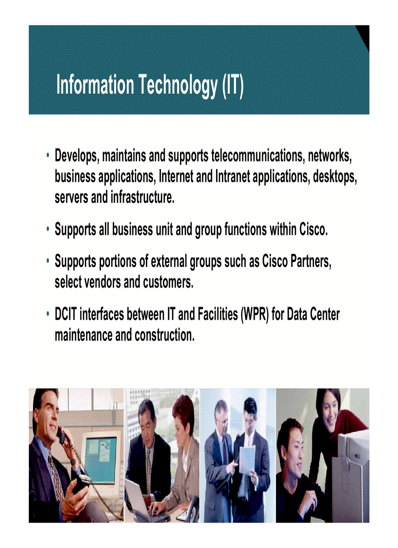 image for page Cisco IT Work Data Center Infrastructure