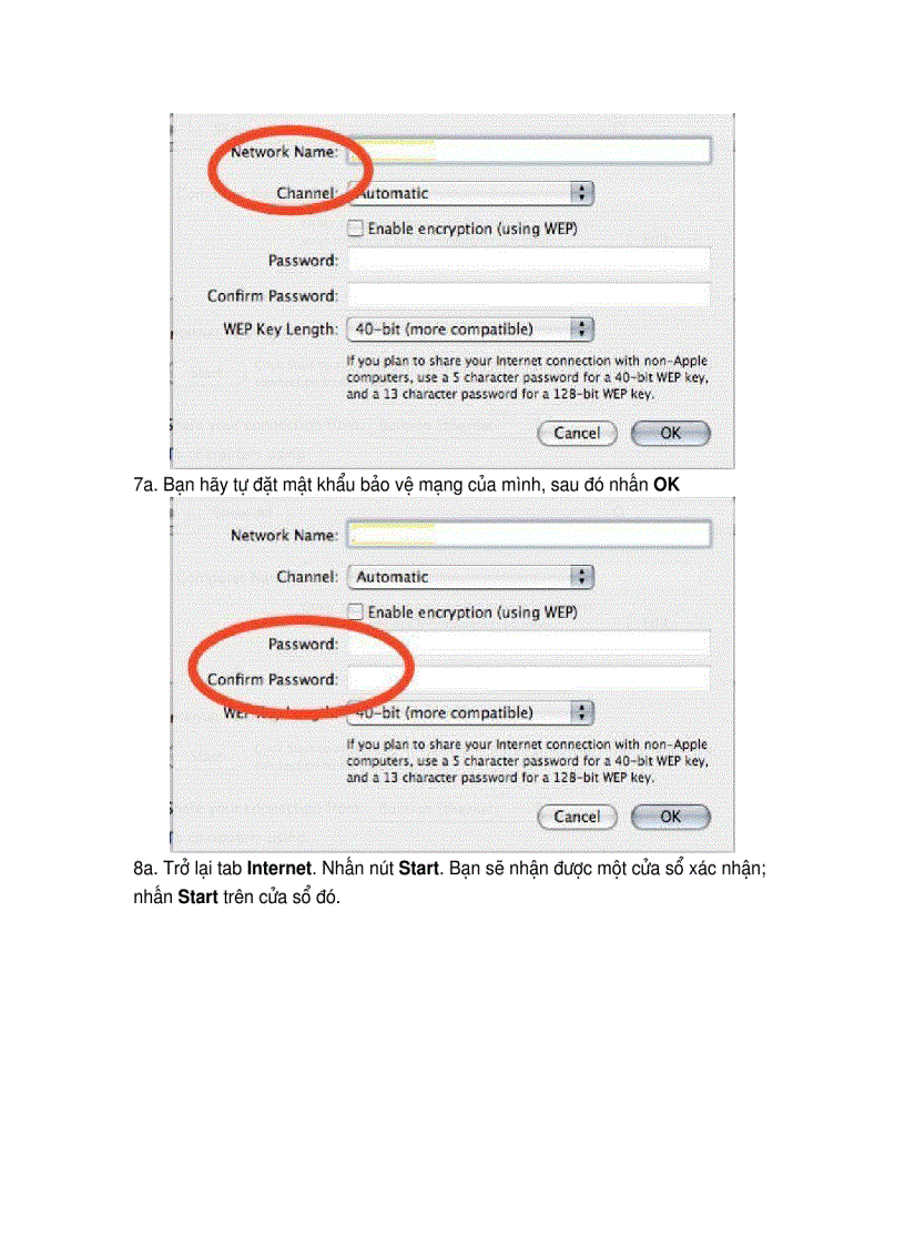 image for page Thiết lập một access point không dây trên một máy Mac