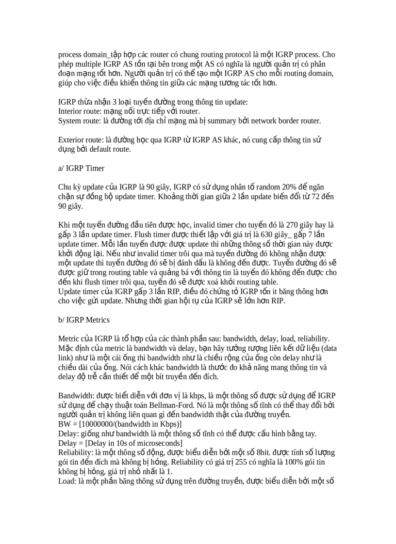 image for page Các giao thức cổng nội Interior Routing Protocols