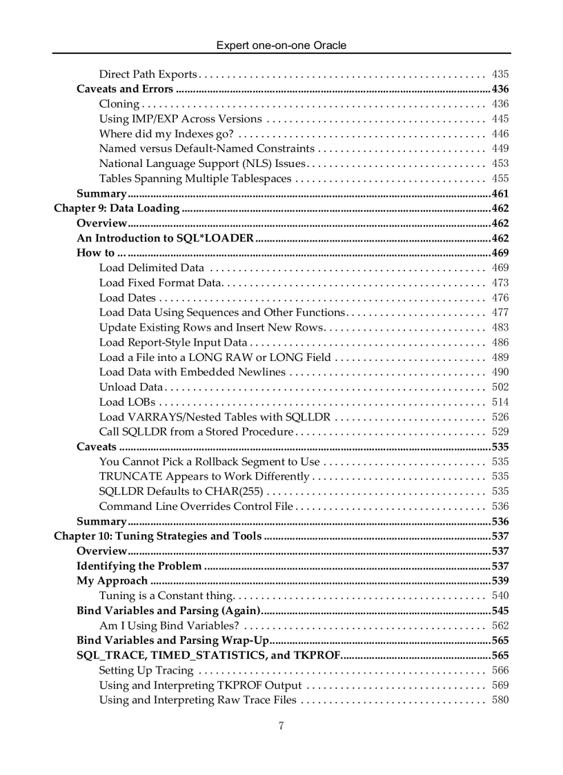 image for page Expert one on one Oracle