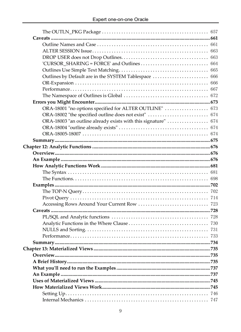 image for page Expert one on one Oracle