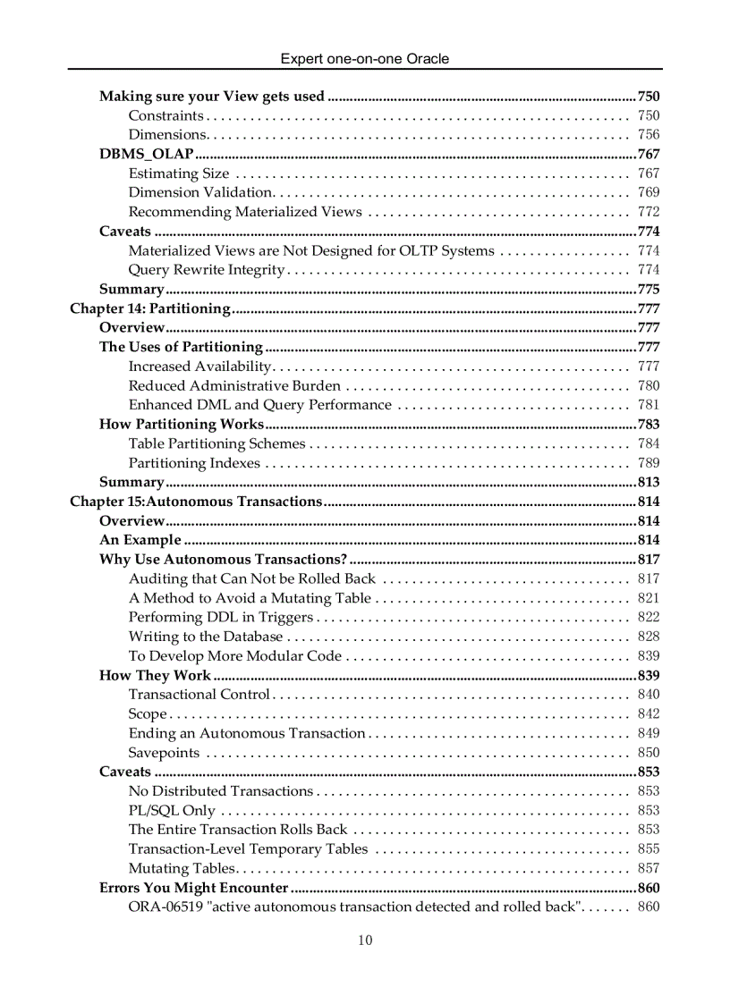 image for page Expert one on one Oracle