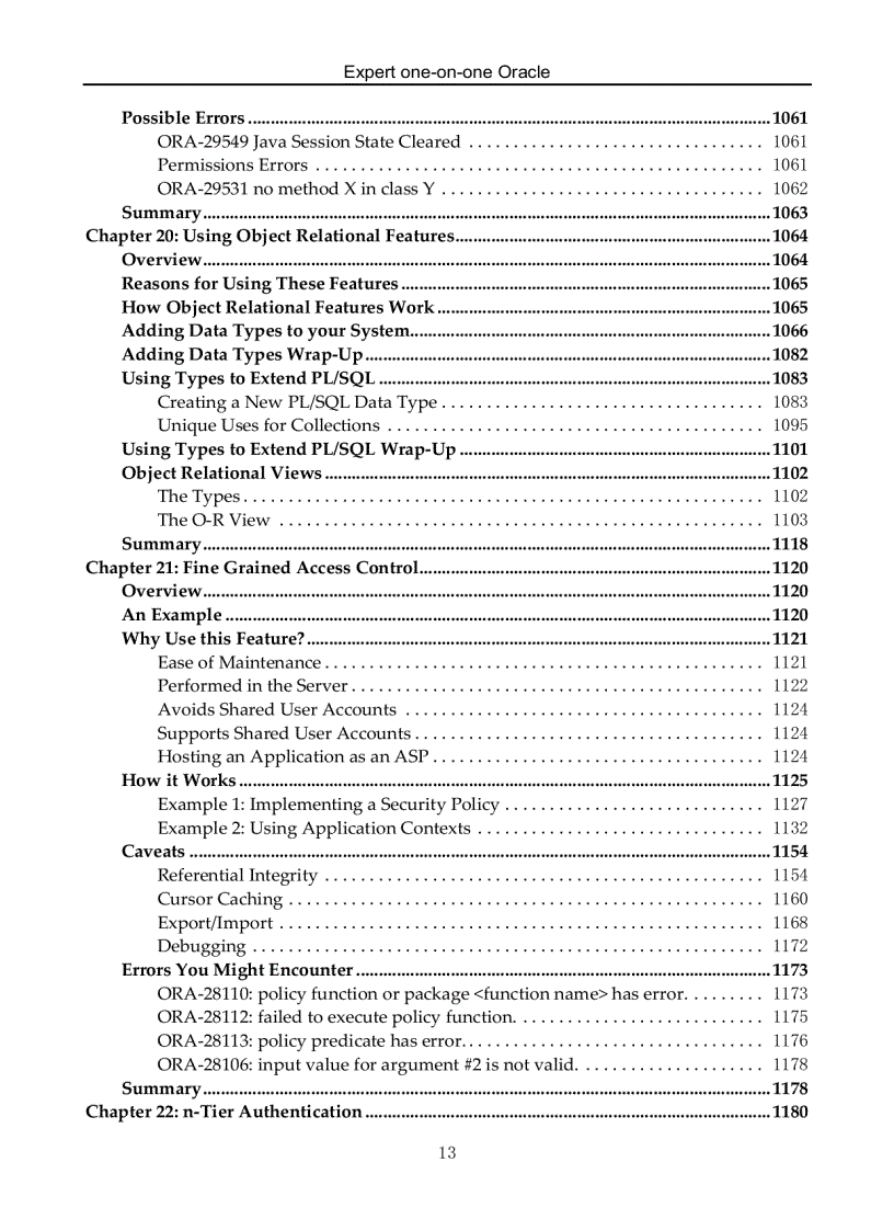 image for page Expert one on one Oracle