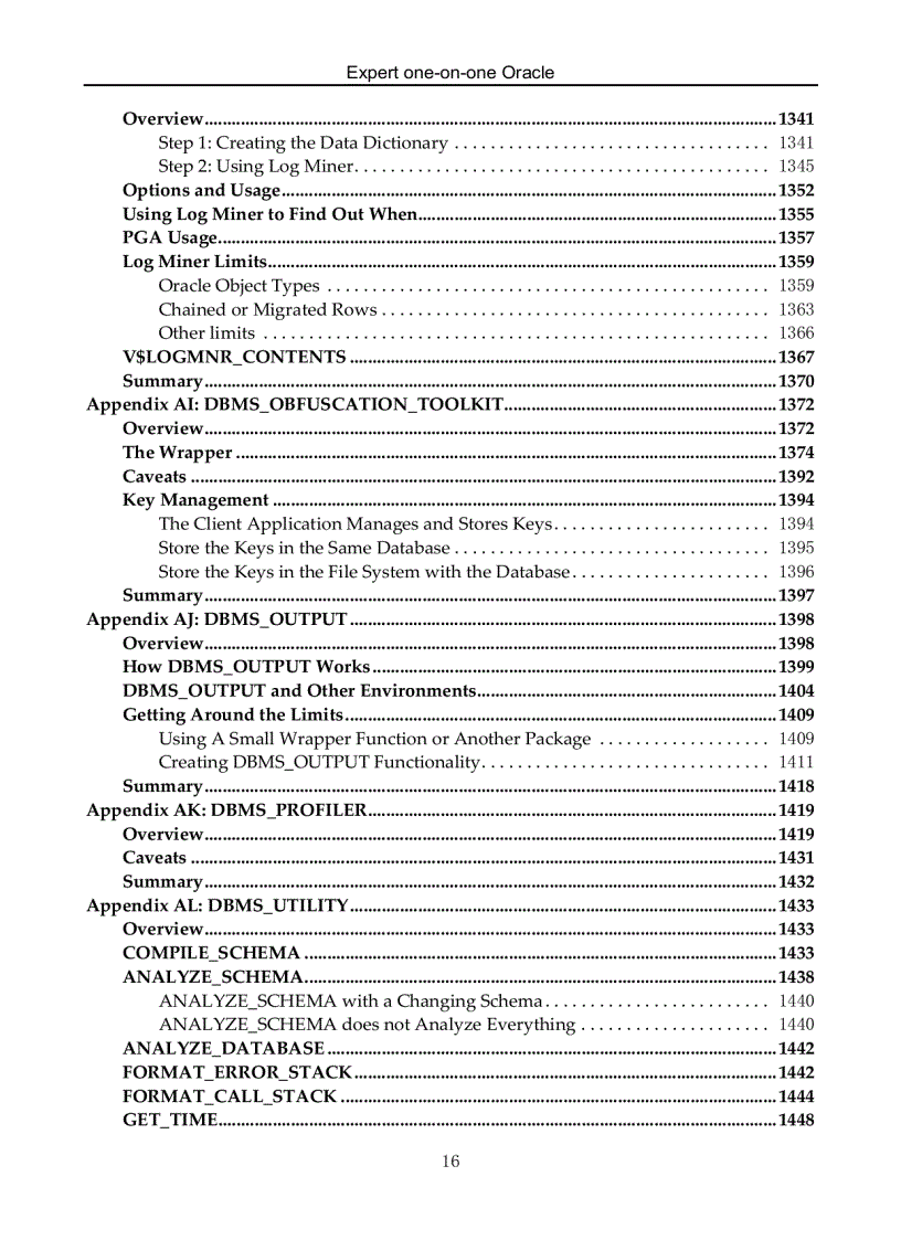image for page Expert one on one Oracle