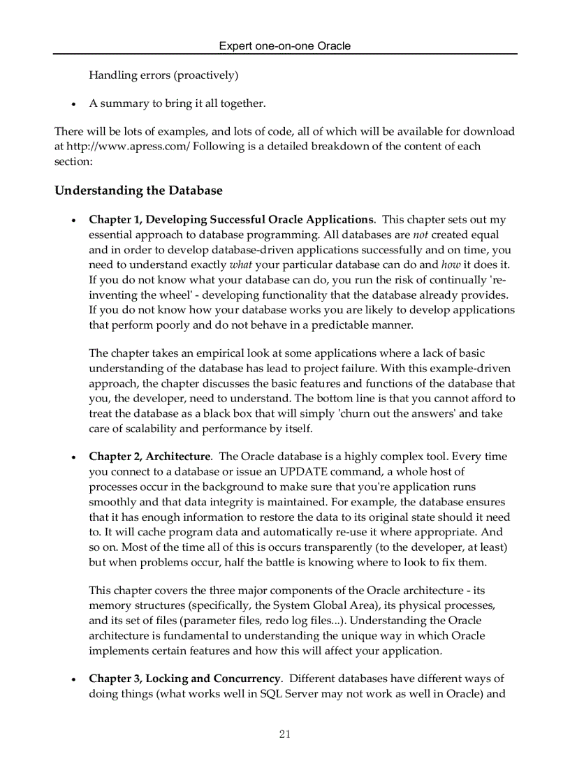 image for page Expert one on one Oracle