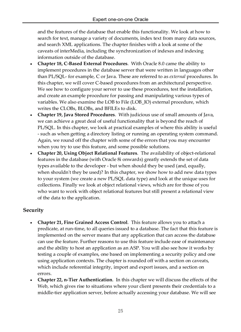 image for page Expert one on one Oracle