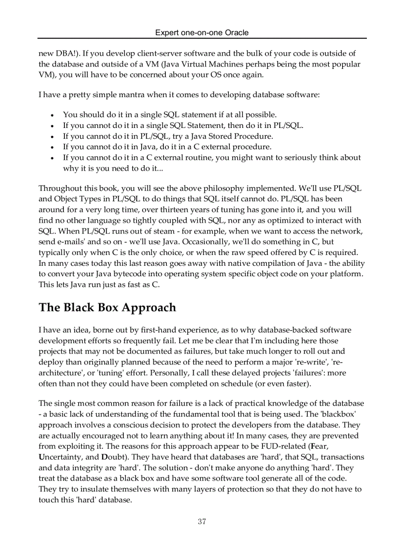 image for page Expert one on one Oracle