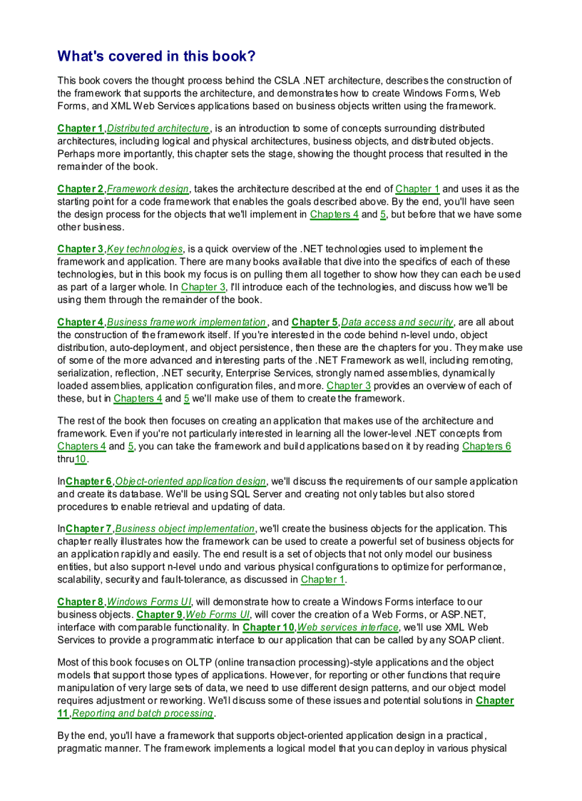 image for page Expert One on One Visual Basic NET Business Objects