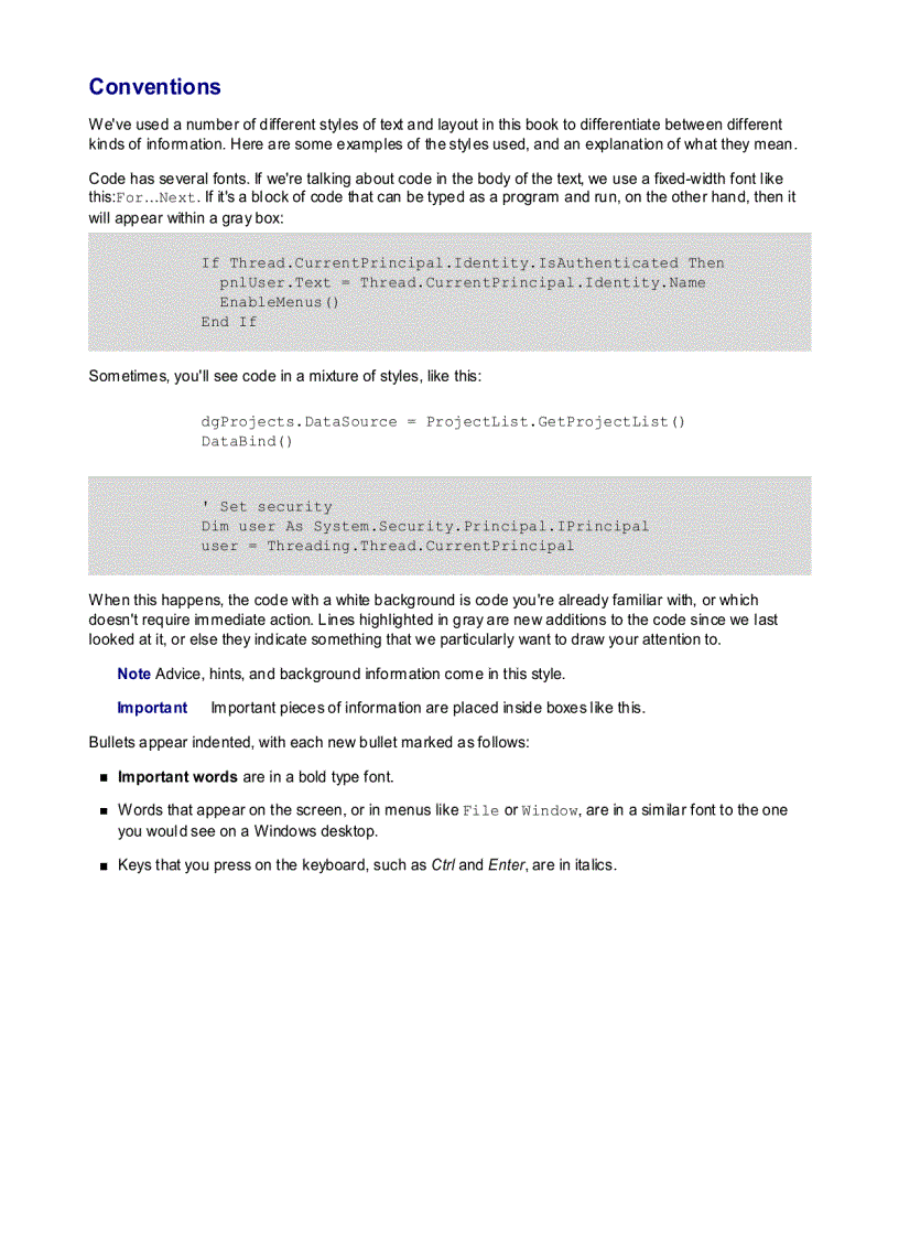 image for page Expert One on One Visual Basic NET Business Objects