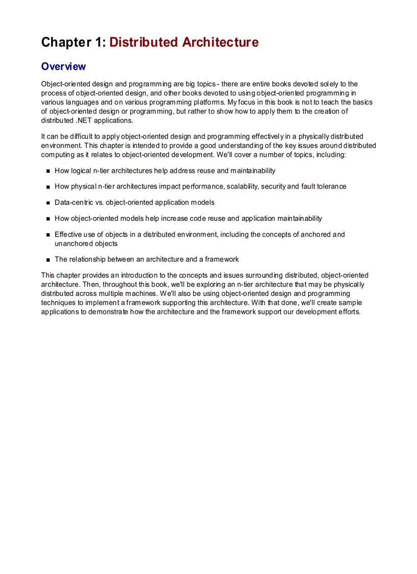 image for page Expert One on One Visual Basic NET Business Objects