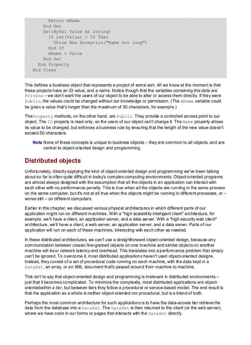 image for page Expert One on One Visual Basic NET Business Objects