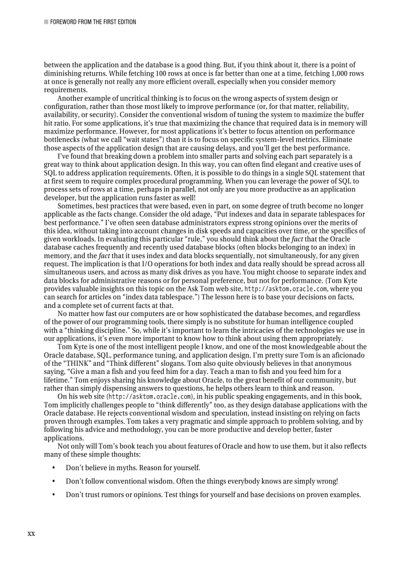 image for page Expert Oracle Database Architecture Oracle Database 9i 10g and 11g Programming Techniques and Solutions