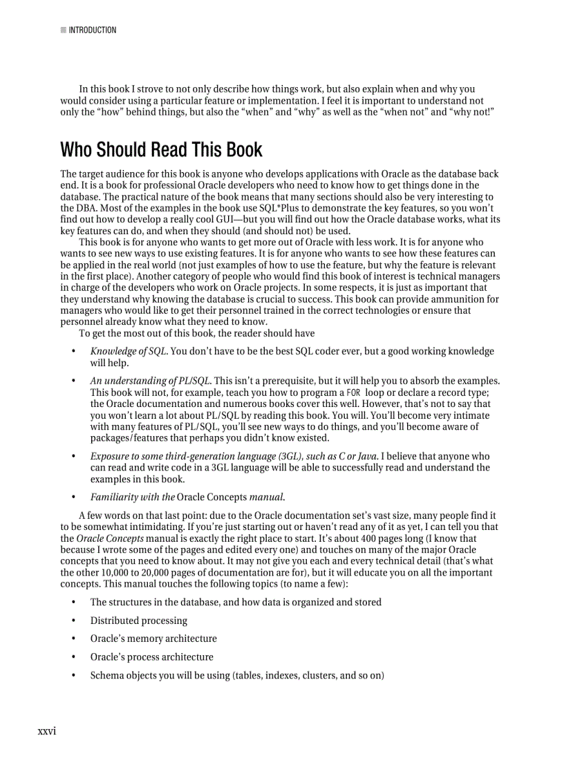 image for page Expert Oracle Database Architecture Oracle Database 9i 10g and 11g Programming Techniques and Solutions
