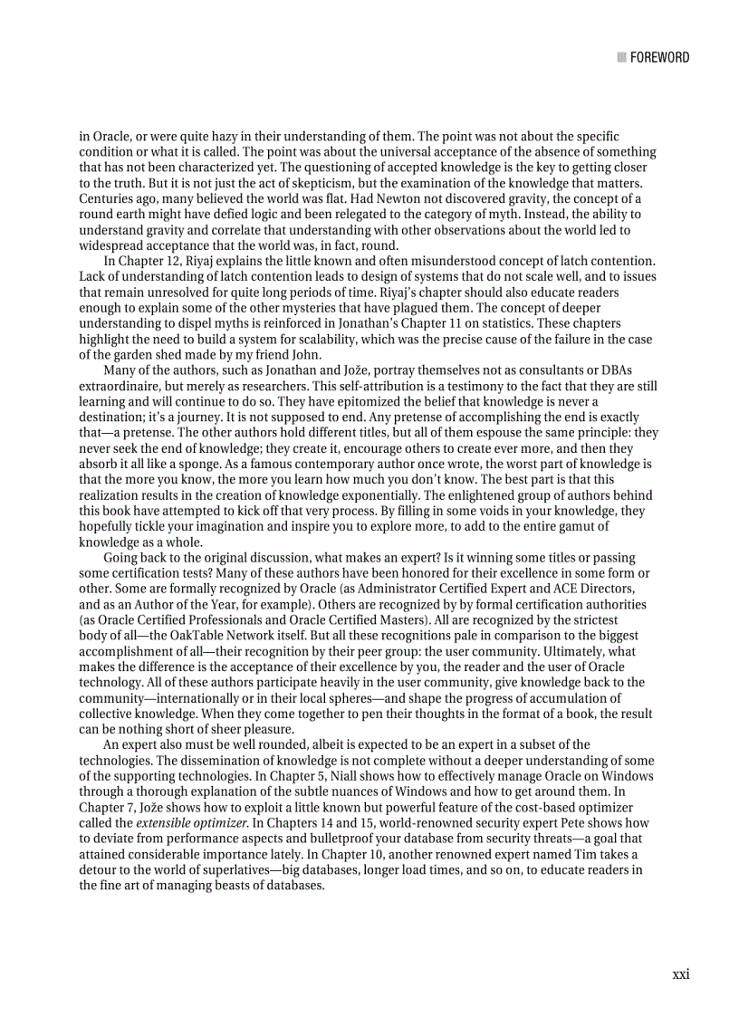 image for page Expert Oracle Practices Oracle Database Administration from the Oak Table