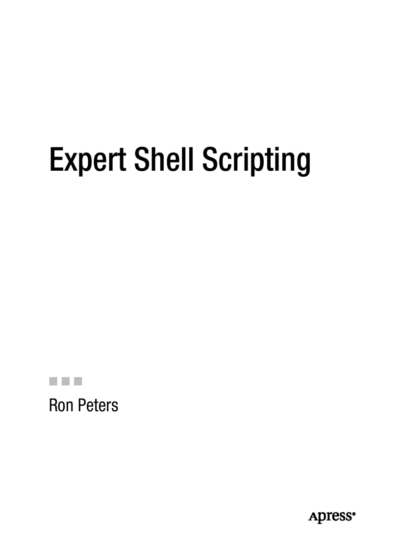 image for page Expert Shell Scripting
