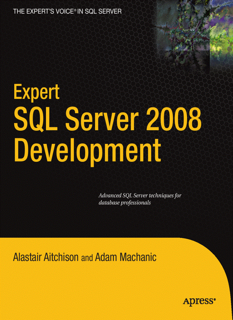 image for page Expert SQL Server 2008 Development