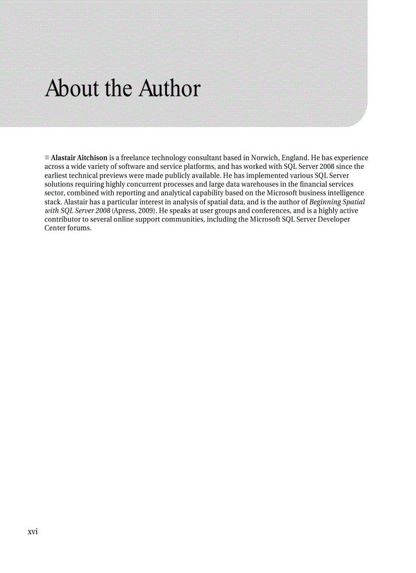 image for page Expert SQL Server 2008 Development