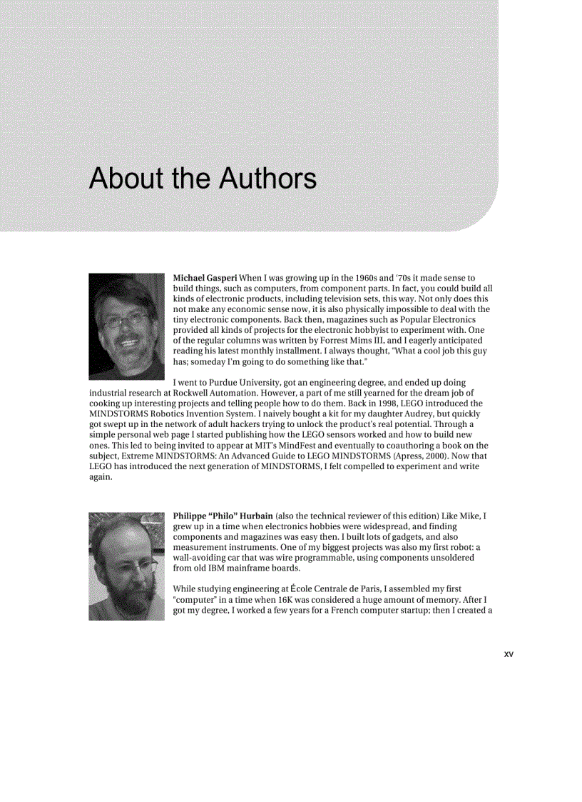 image for page Extreme NXT Extending the LEGO MINDSTORMS NXT to the Next Level