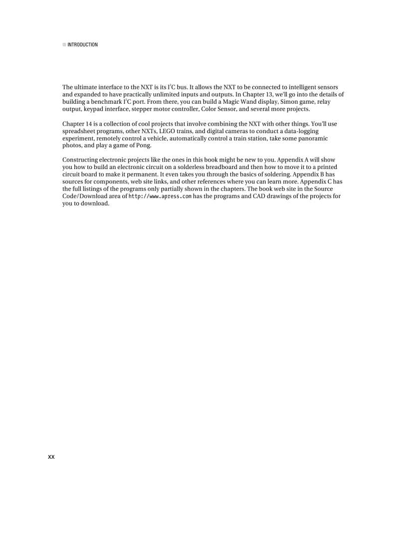 image for page Extreme NXT Extending the LEGO MINDSTORMS NXT to the Next Level